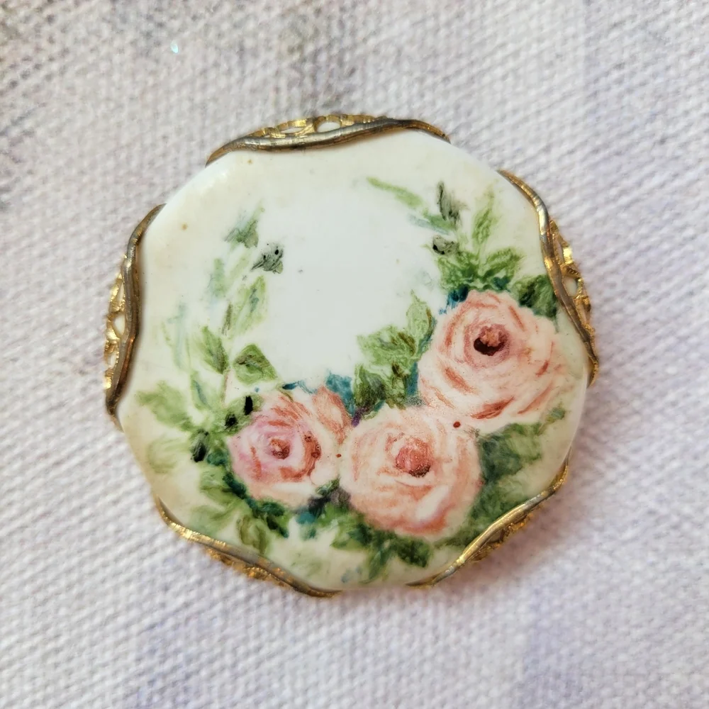 Vintage pretty painted